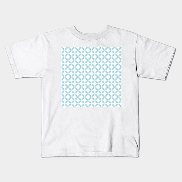 Retro Circles and Diamonds w1 Kids T-Shirt by Makanahele